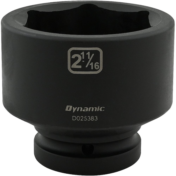 1" Drive Standard Socket, Black Phosphate, Tools 2-11/16" X 1" Drive, 6 Point Standard Length
